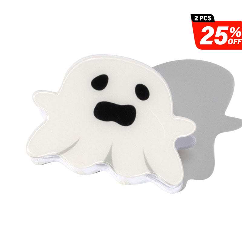 Beige Horrified Ghost Halloween Hair Claw Clip丨NueShiny