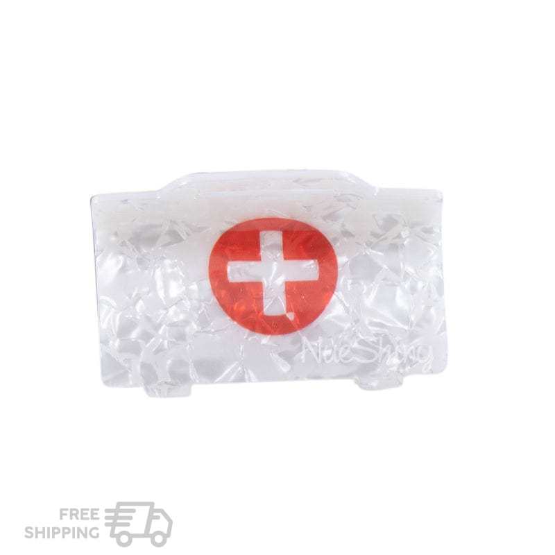 Medical Red Cross Hair Claw | NueShiny