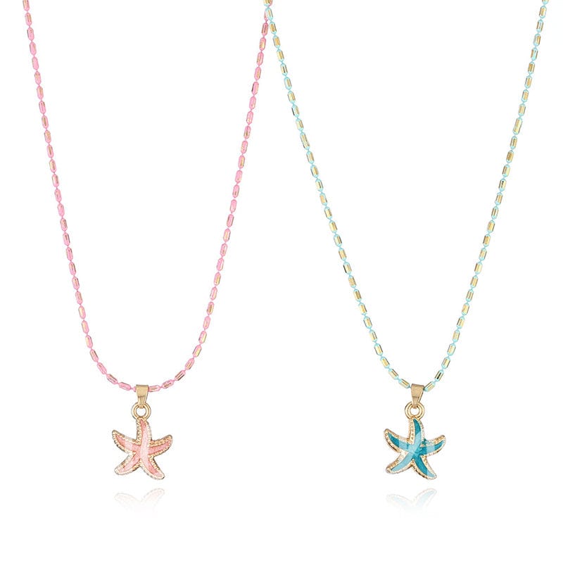 Ocean Series Starfish Necklace for Best Friends丨NueShiny