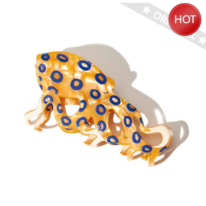 Large Blue-Ringed Octopus Hair Claw丨NueShiny