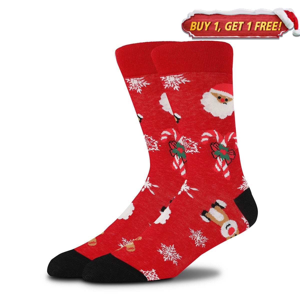 Cartoon Santa Socks | Nueshiny