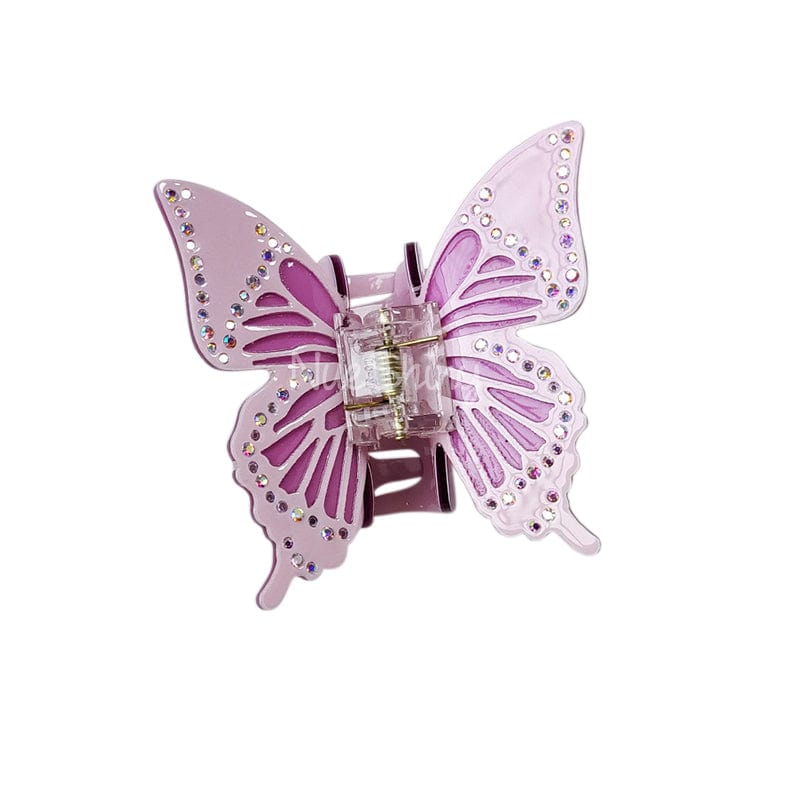 Bling Purple Butterfly Hair Claw丨NueShiny