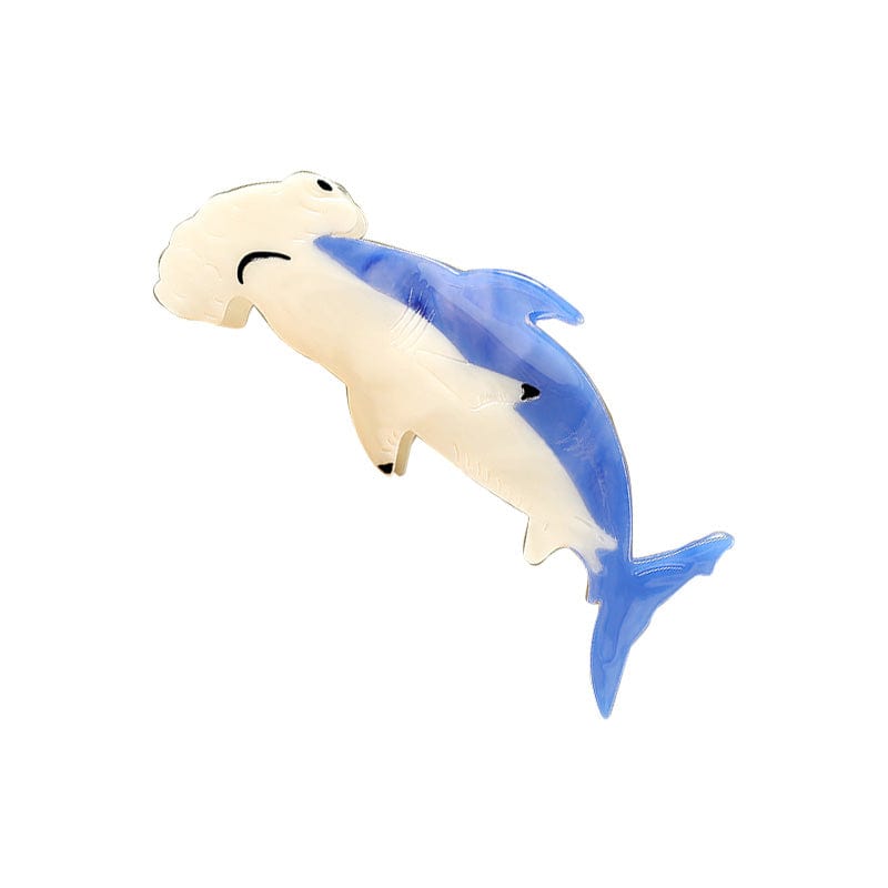 Large Blue Hammerhead Shark Hair Claw | NueShiny