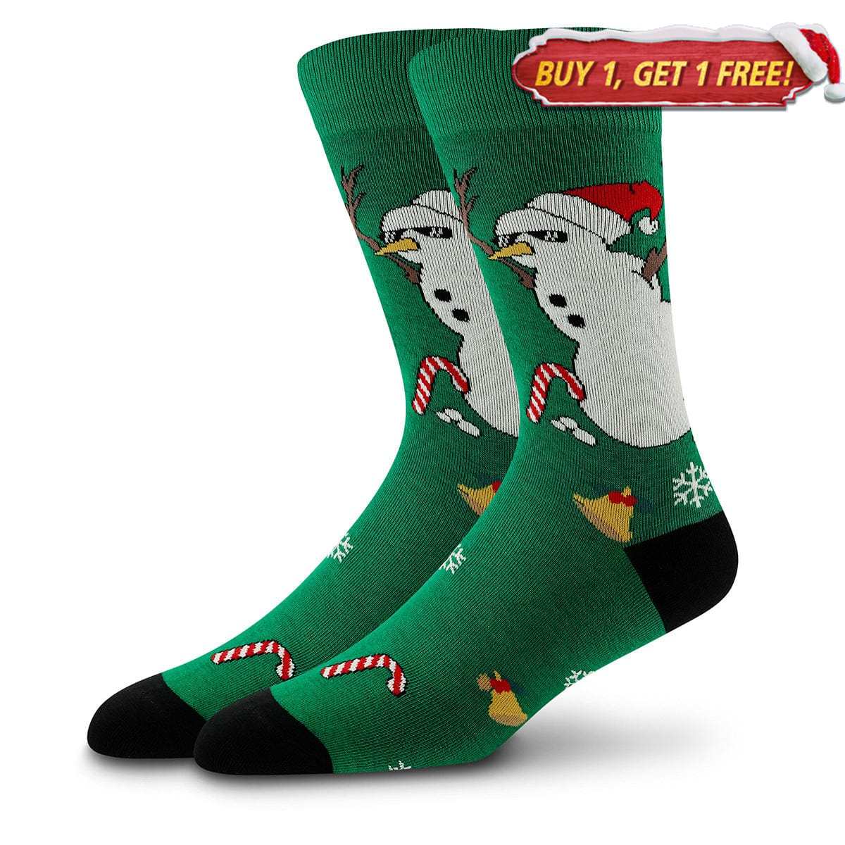 Sunglasses Snowman Socks | Nueshiny