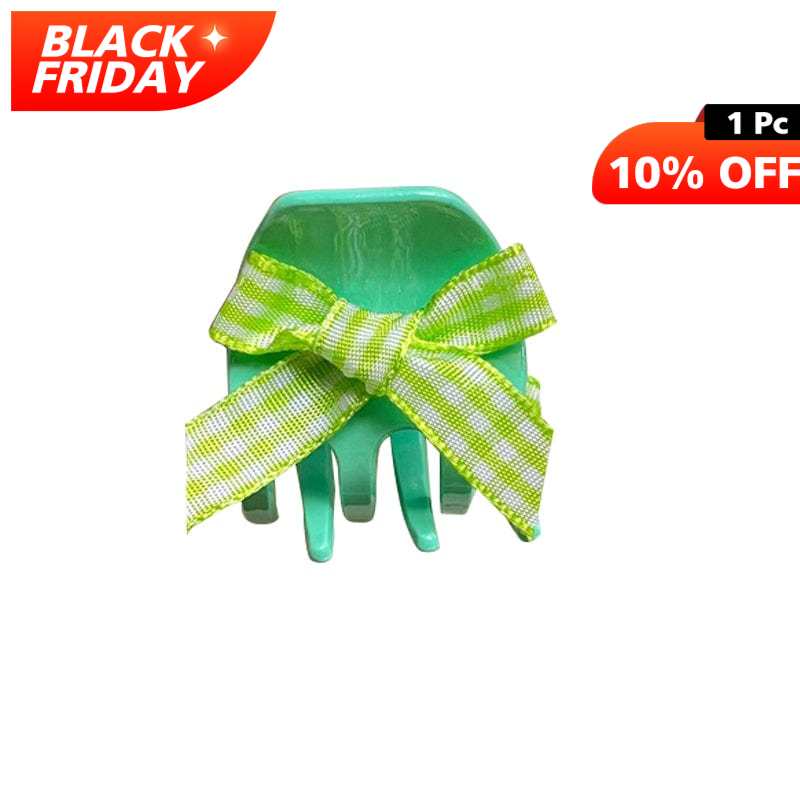 Mini  Green small fresh bow Side Clip | Nueshiny