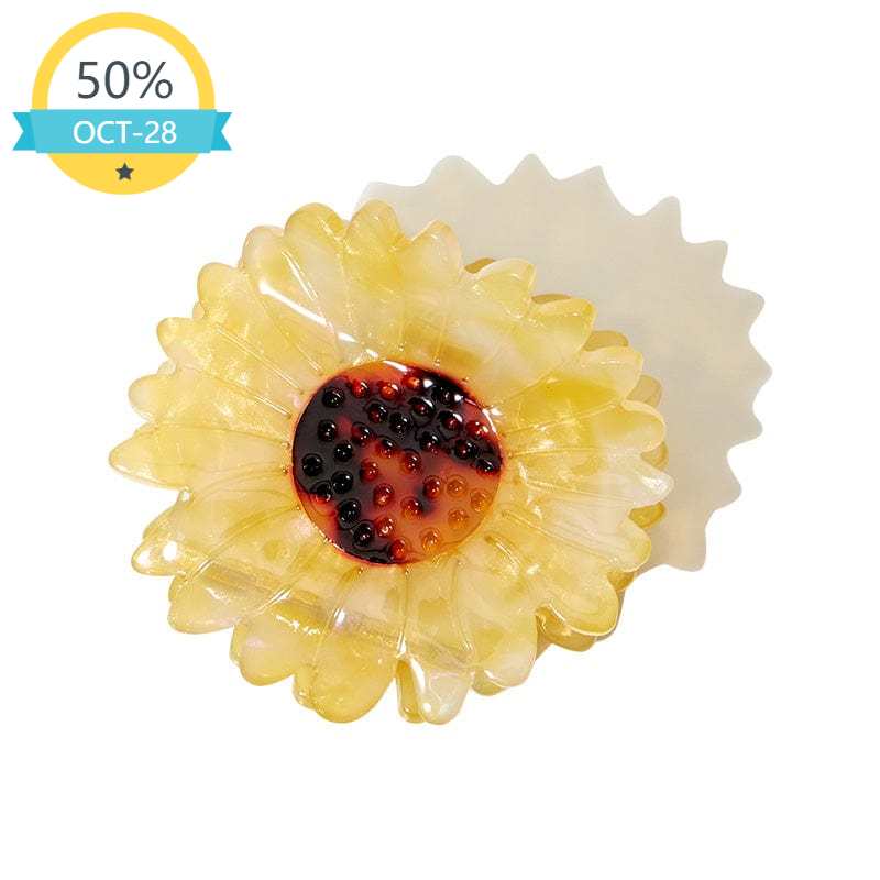 Adorable Sunflower Hair Clip Claw丨NueShiny