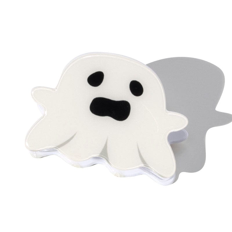 Beige Horrified Ghost Halloween Hair Claw Clip丨NueShiny