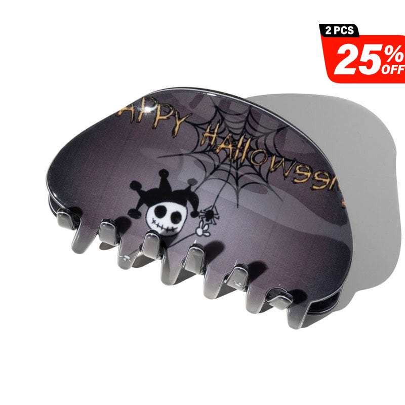 Happy Halloween Skeleton Hair Claw Clip丨NueShiny