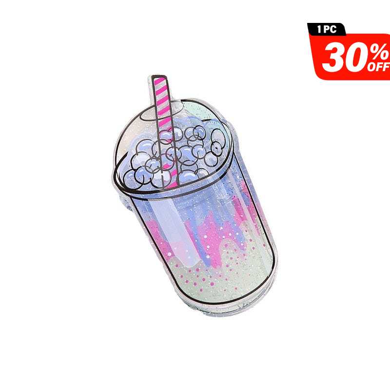 Medium Blue Beverage Cup Hair Claw | NueShiny