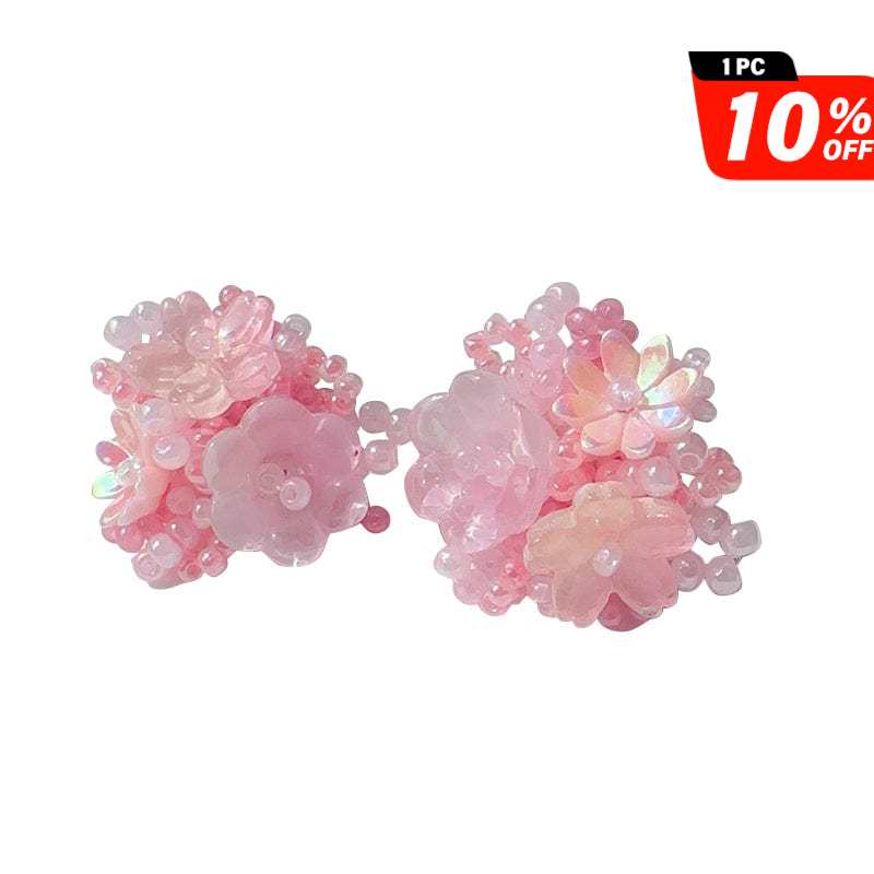 Sweet Flower Earrings Pink | Nueshiny