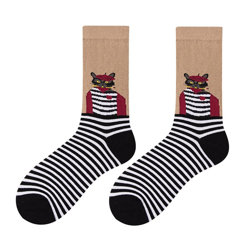 Cat Pattern Socks | Nueshiny