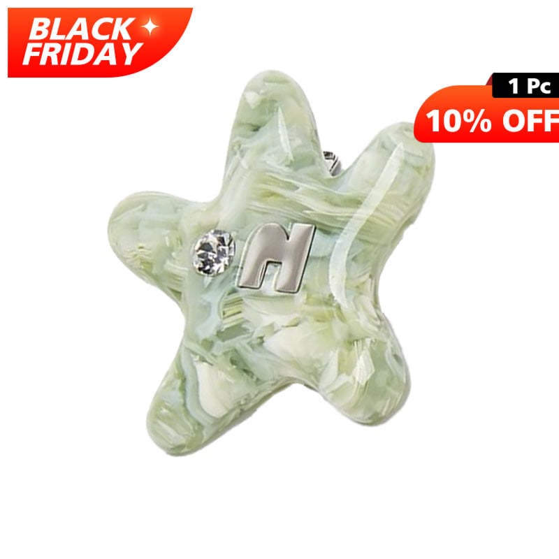 Mini Matcha Cream Starfish Side Clip | NueShiny