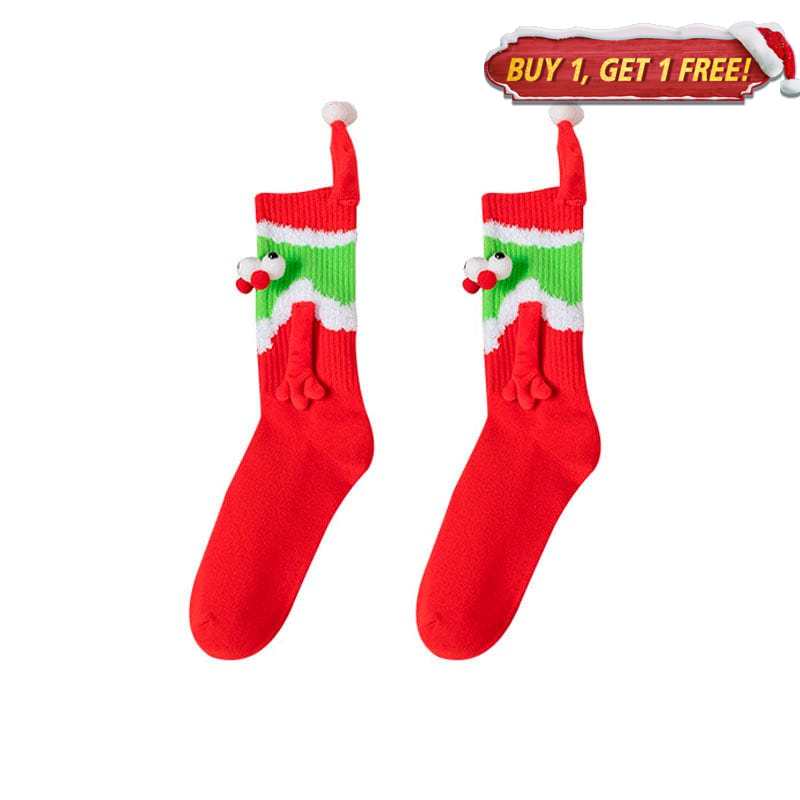 Red Christmas socks丨NueShiny