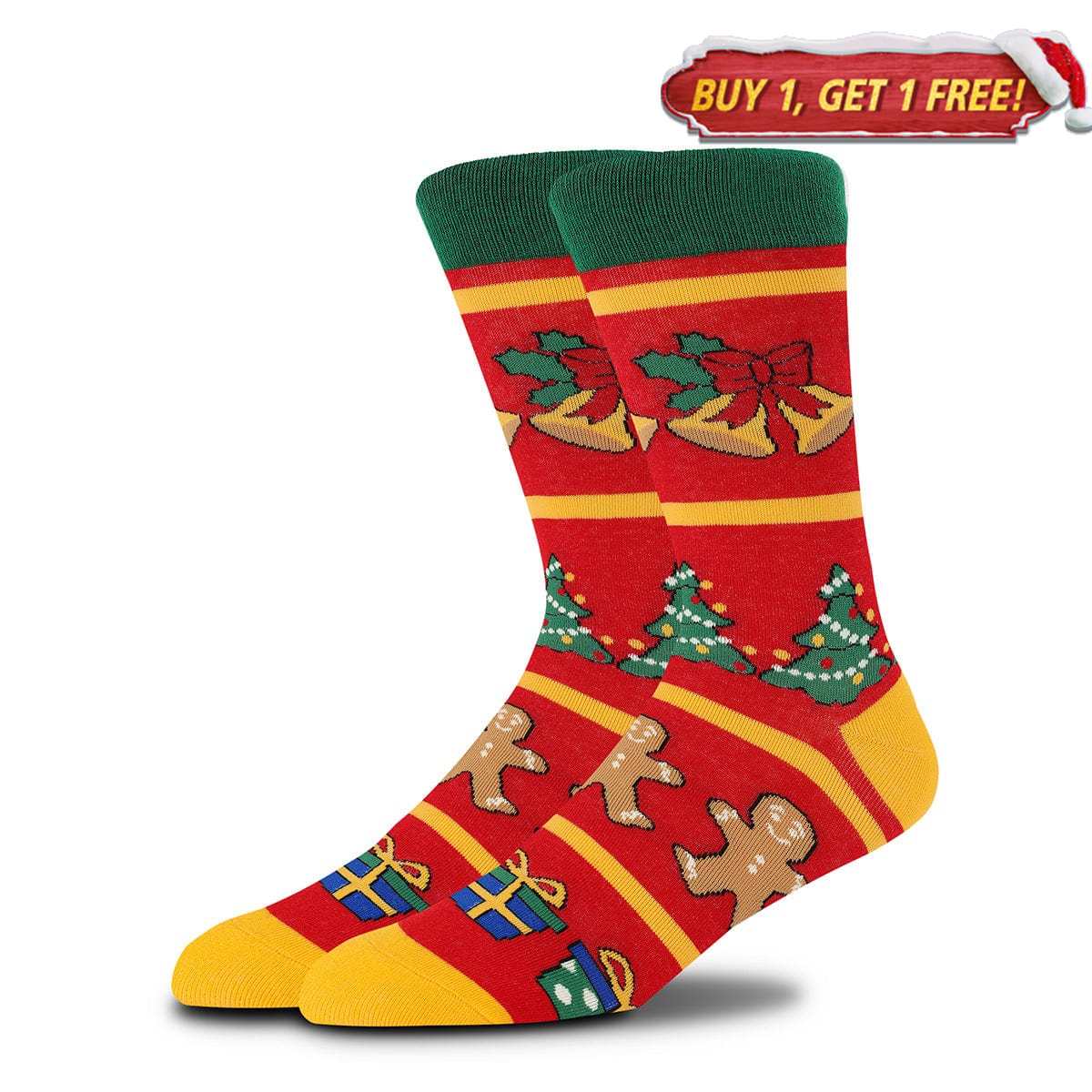 Colorful Christmas Tree With Bell Socks | Nueshiny