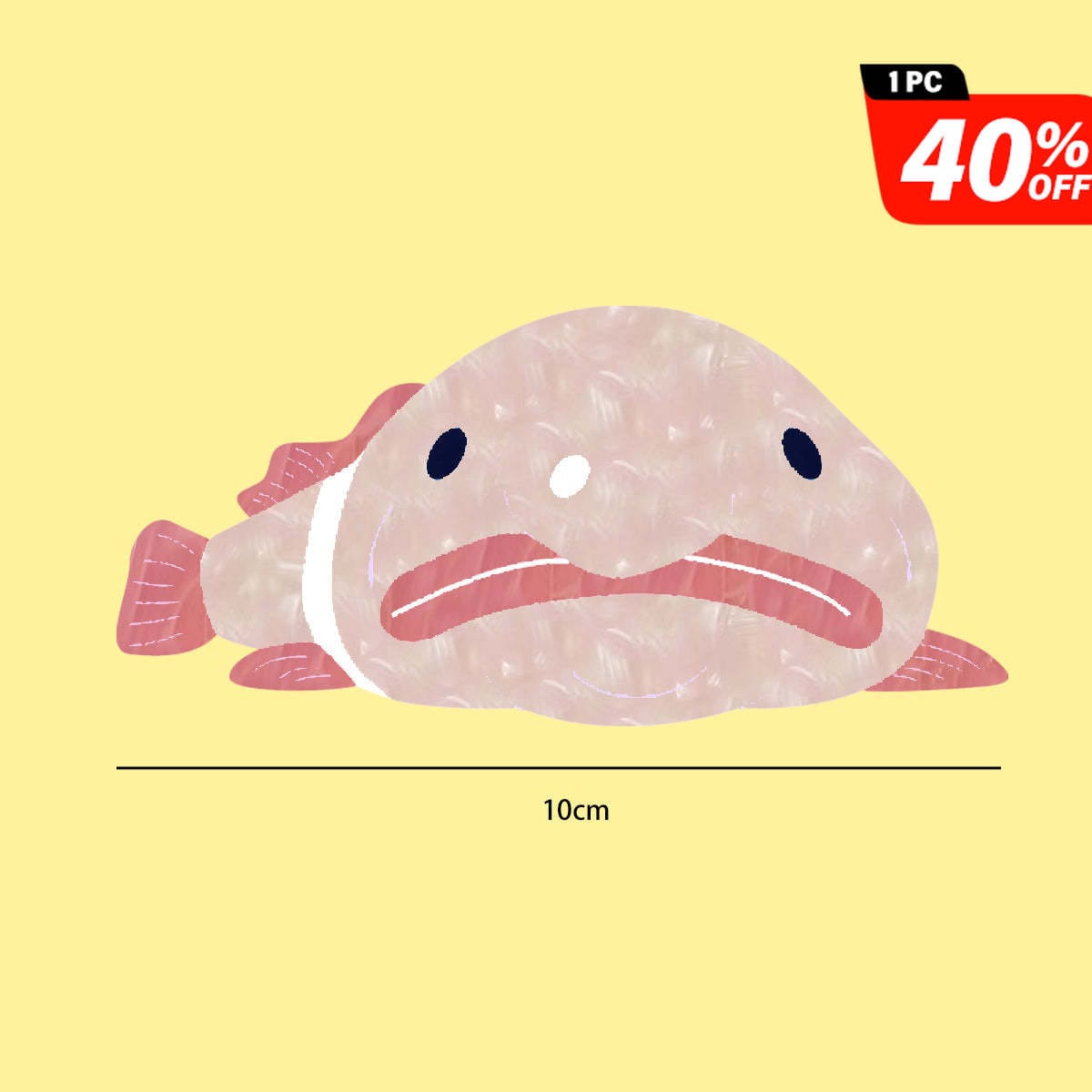 Pre-sale Large  Blobfish Hair Claw | NueShiny