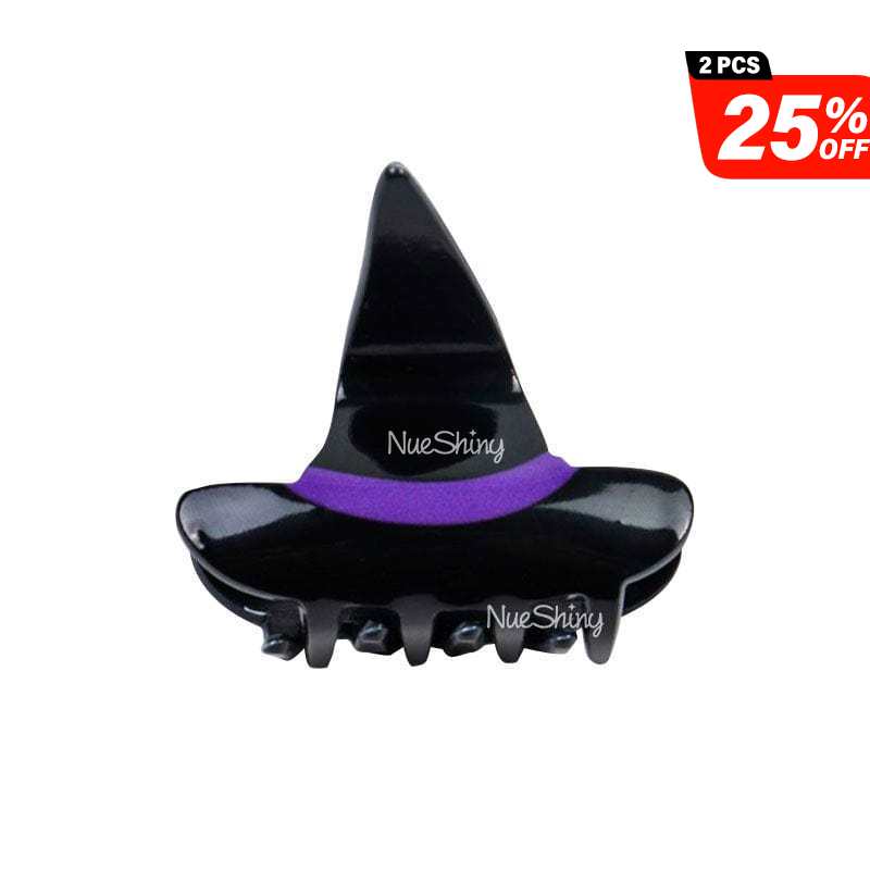 Witch Hat Happy Halloween Hair Claw