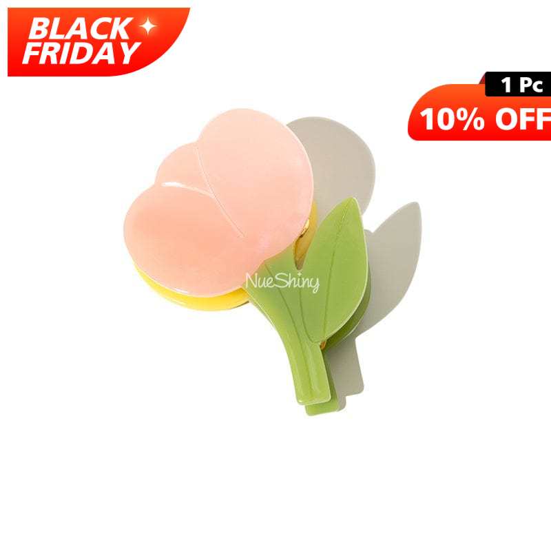 Double-Color Tulips Hair Claw