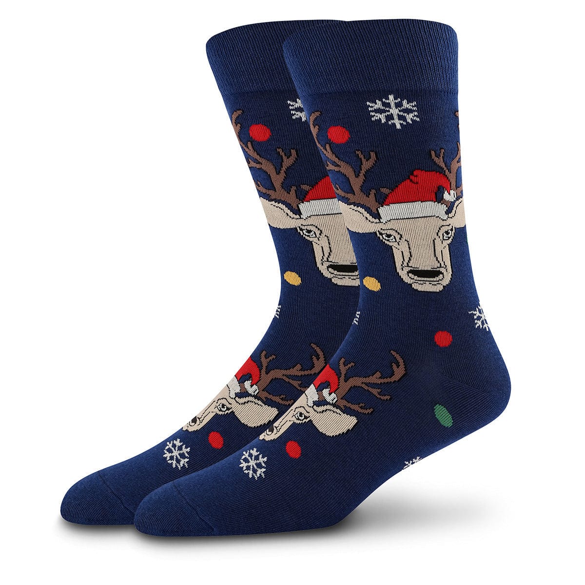 Blue Reindeer Socks | Nueshiny