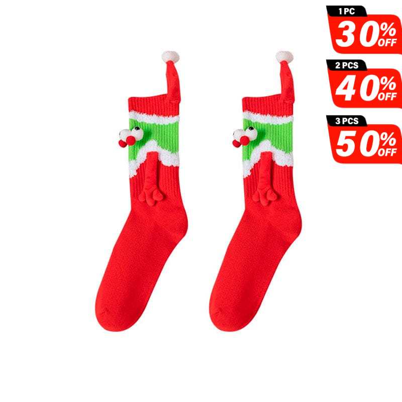 Red Christmas socks丨NueShiny