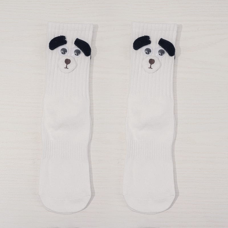 Funny Puppy White Socks丨NueShiny