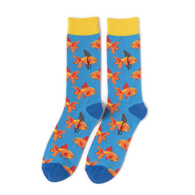 Orange Fish Socks | Nueshiny