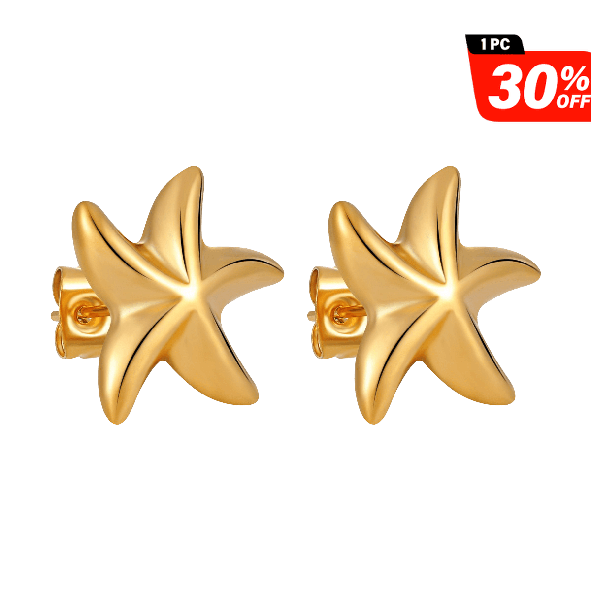 Solid Color Starfish Earrings | NueShiny