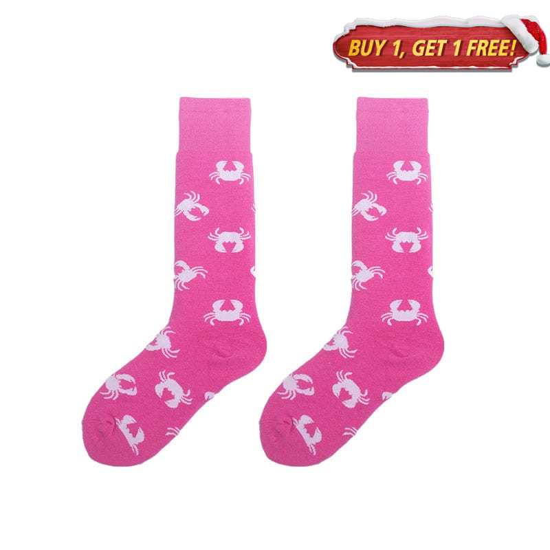 Pink Crab Socks丨NueShiny