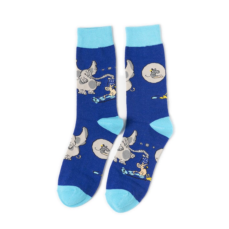 Elephant Pattern Socks | Nueshiny