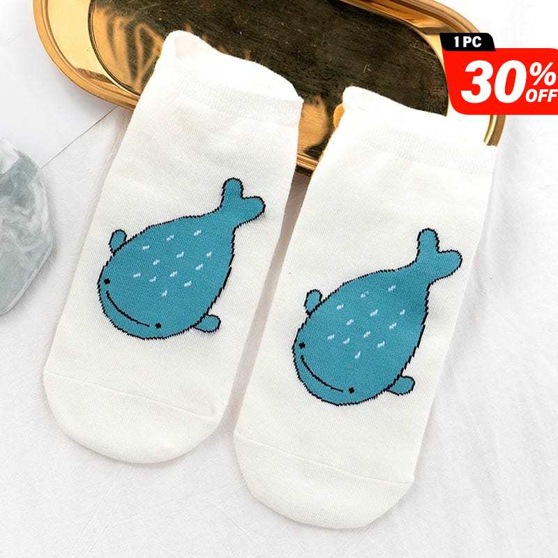 Whale Carton Socks丨NueShiny