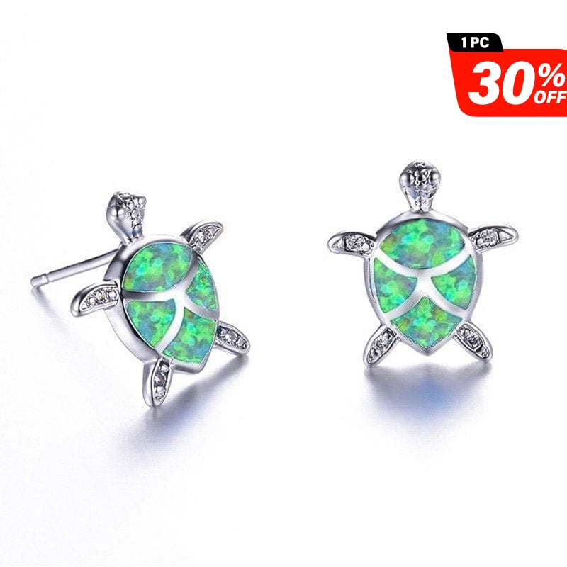 Green Turtle Earrings | NueShiny