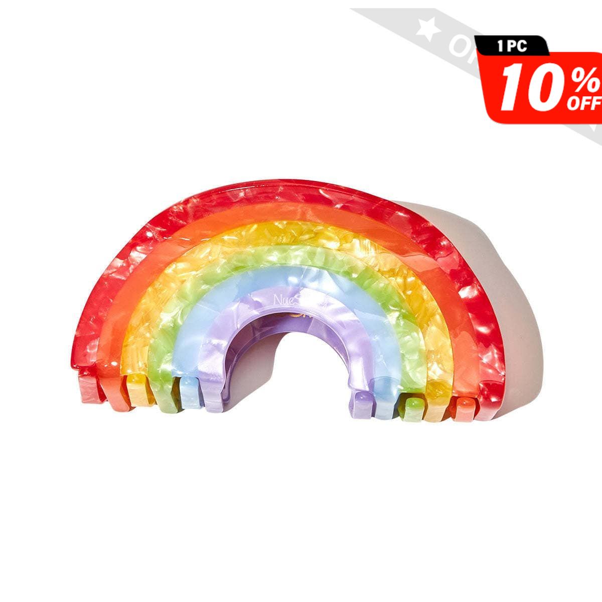 Large Rainbow Hair Claw | Nueshiny