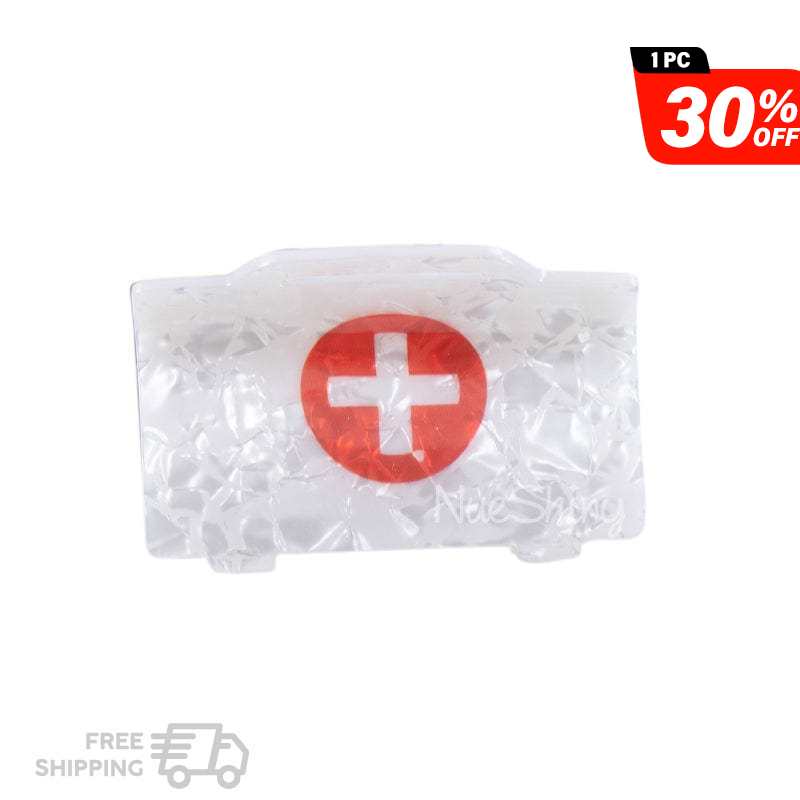 Medical Red Cross Hair Claw | NueShiny