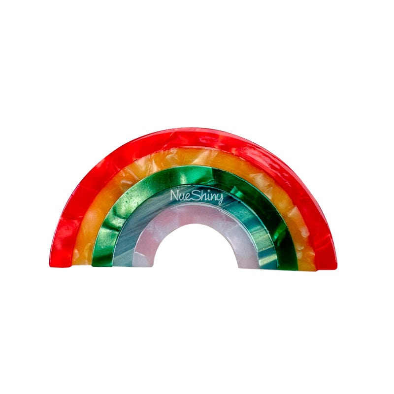 Cute Rainbow Semicircle Barrette Hair Clip丨NueShiny