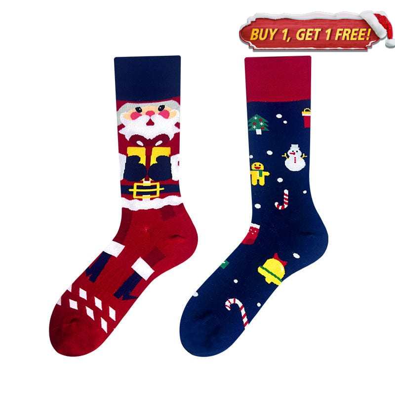 Christmas Snowman A Socks | Nueshiny