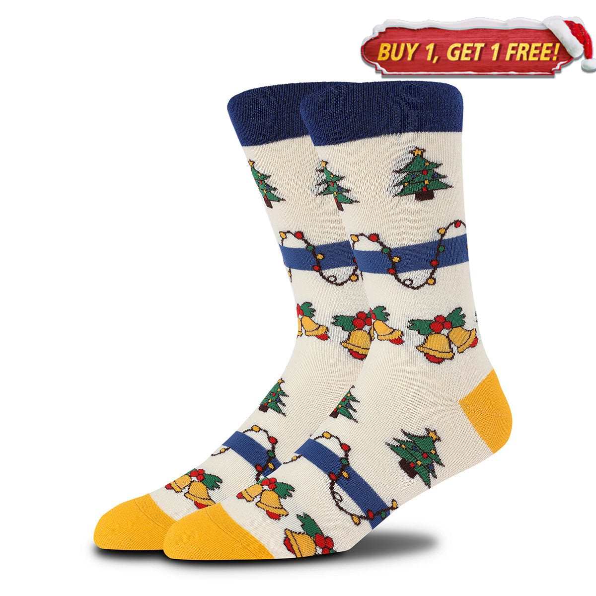 White Christmas Tree Socks | Nueshiny