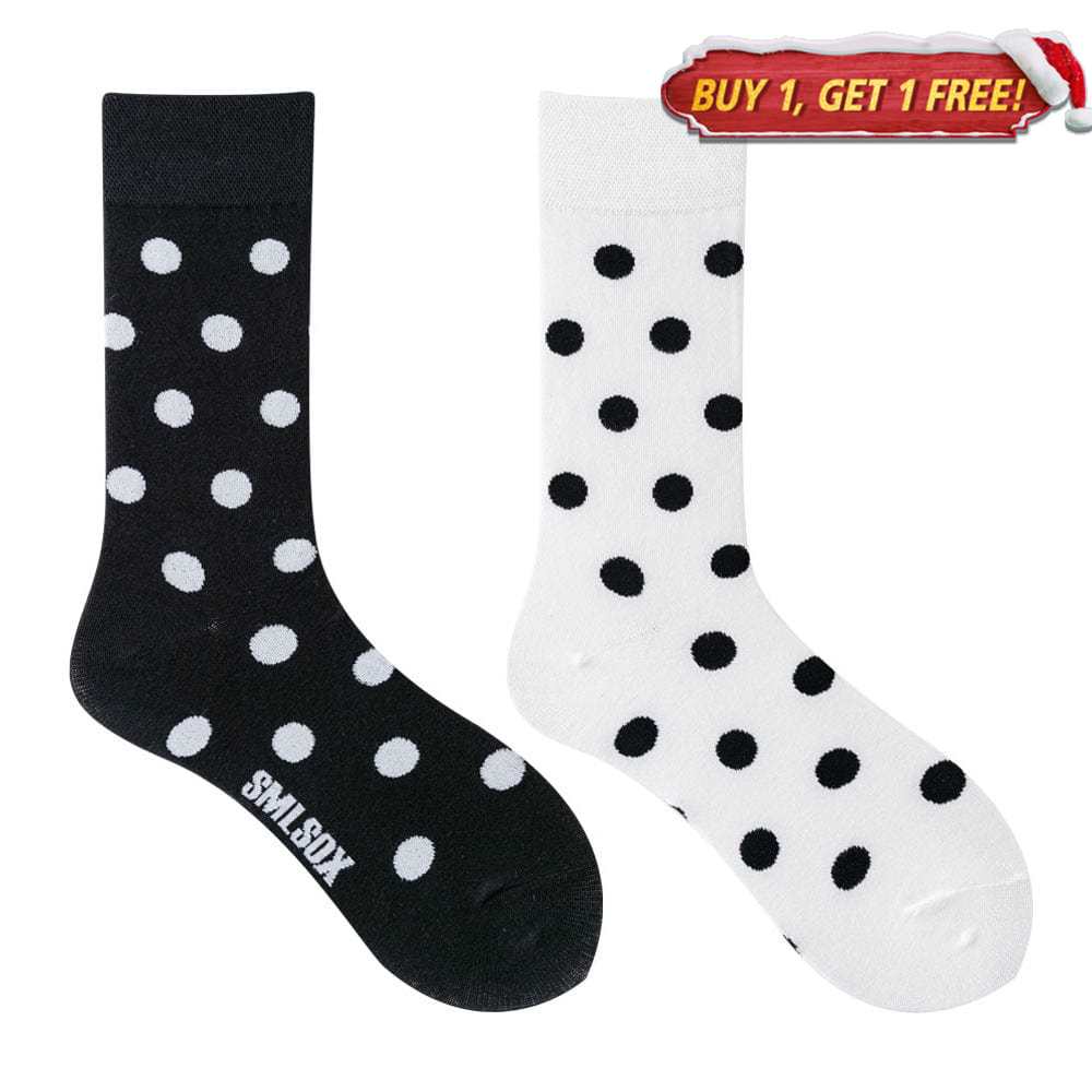 Black and white dots Socks | Nueshiny