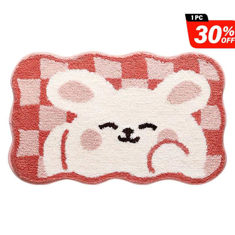 Cute Rabbit Door Carpet丨NueShiny