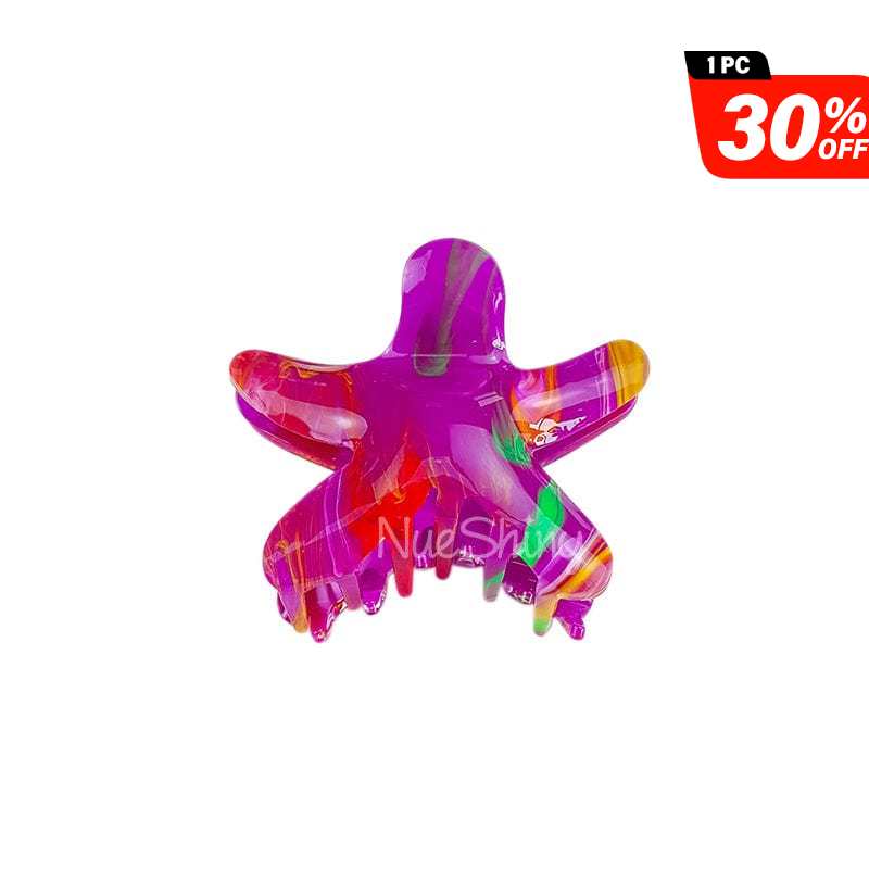 Rainbow Reef Starfish Hair Claw | NueShiny