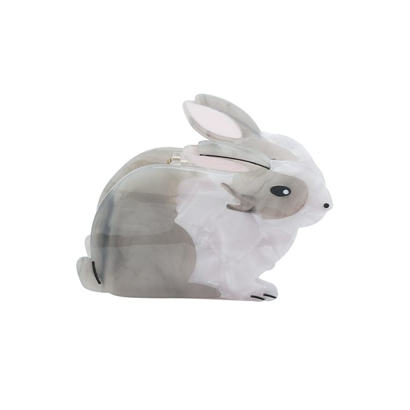 Gray Bunny Rabbit Hairpins Claw丨NueShiny