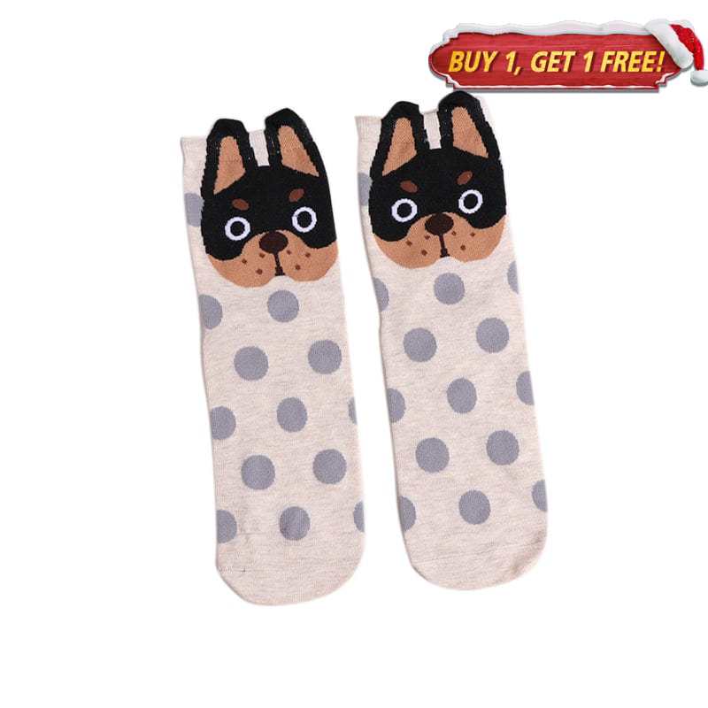 Fashion Polka Dot Dog Socks | NueShiny