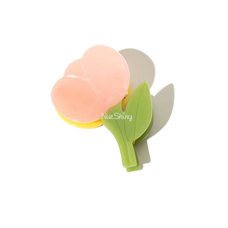 Double-Color Tulips Hair Claw