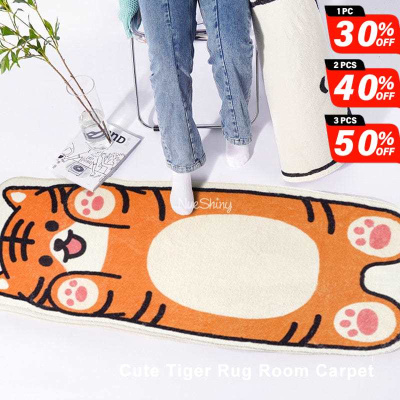 Cute Tiger Rug Room Rug丨NueShiny