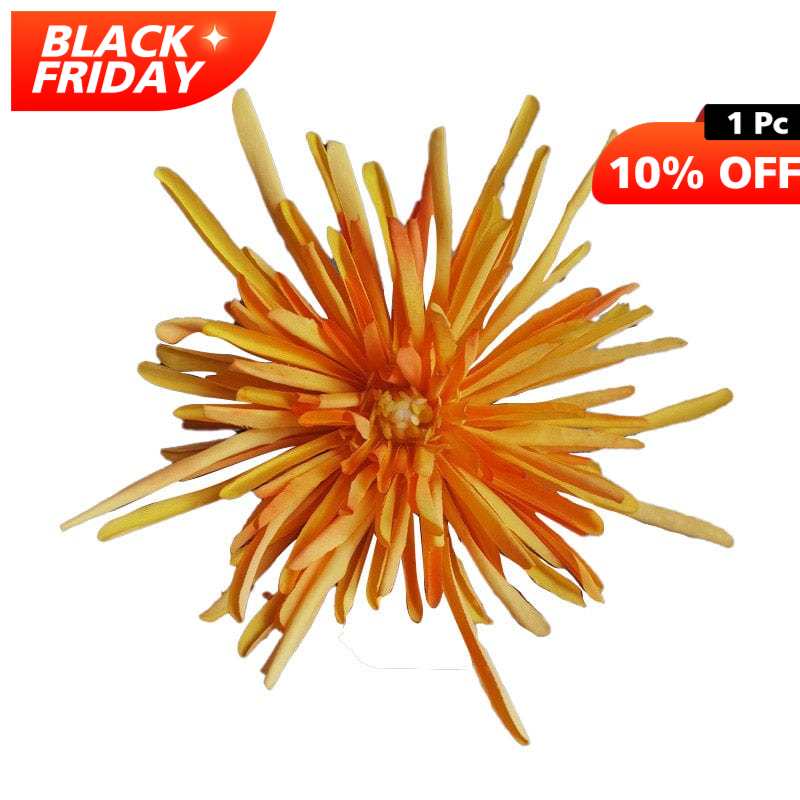 Large Yellow Red Spider Lily Hair Claw | Nueshiny