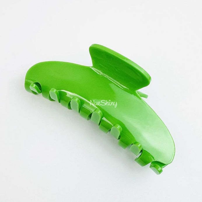 Light Green Color Acetate Hair Claw Clip丨NueShiny