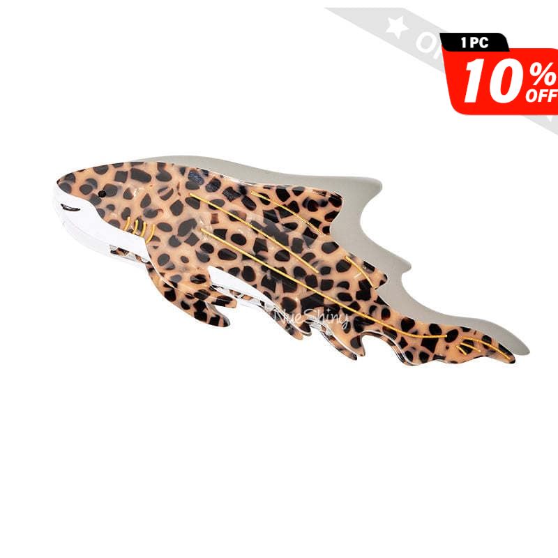 Large  Zebra Shark Hair Claw | NueShiny