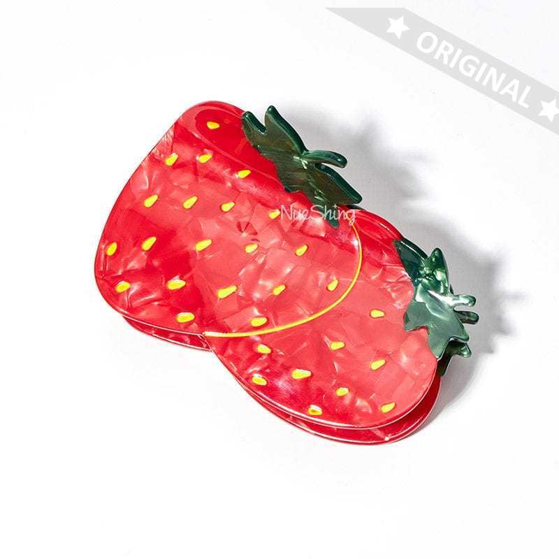 Large Strawberry Hair Claw | NueShiny