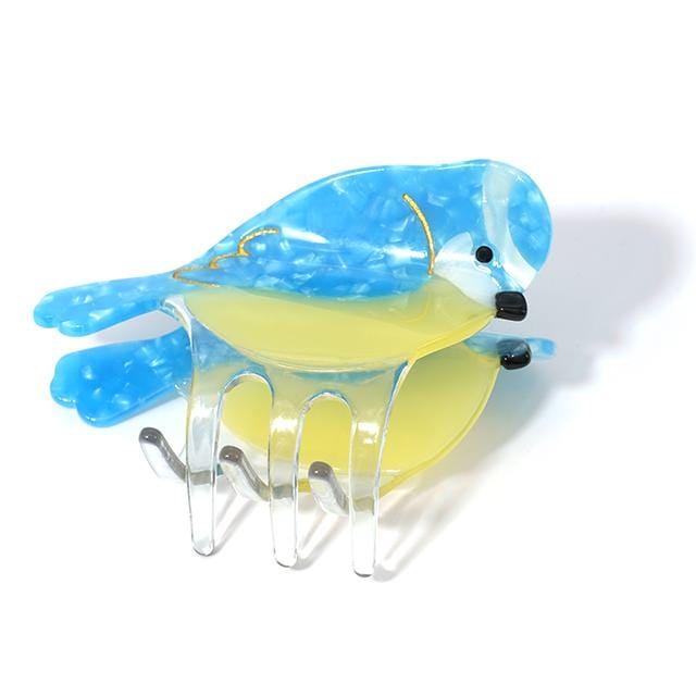 Blue Tit Bird Animal Shaped Hair Claw