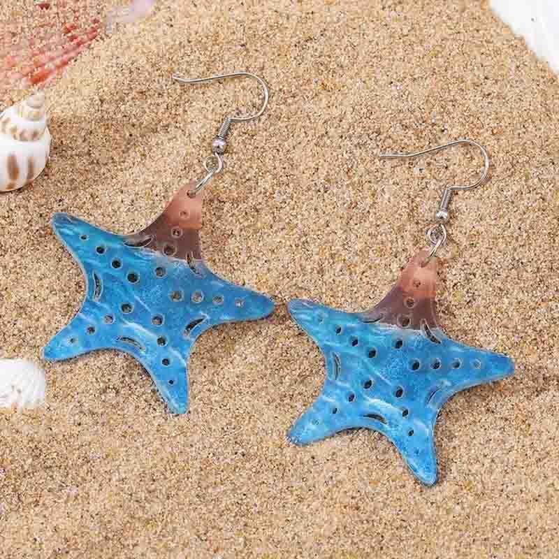 Starfish Earrings A | NueShiny