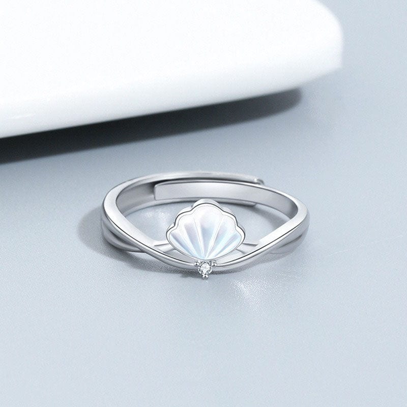 Silver shell Ring | NueShiny