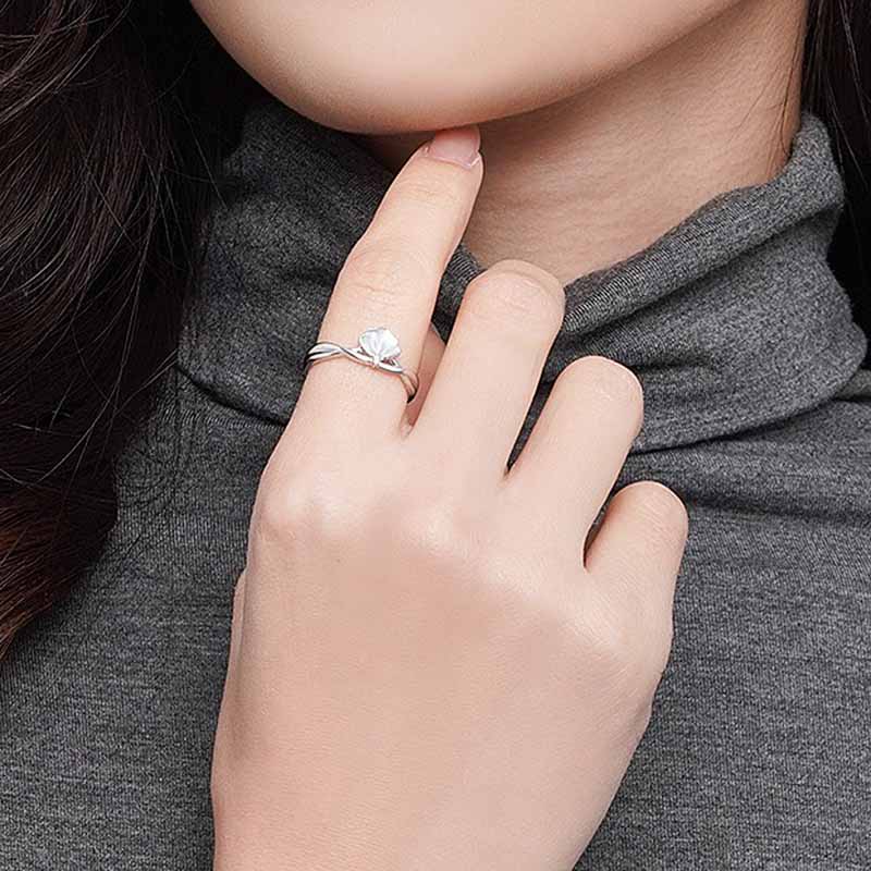 Silver shell Ring | NueShiny